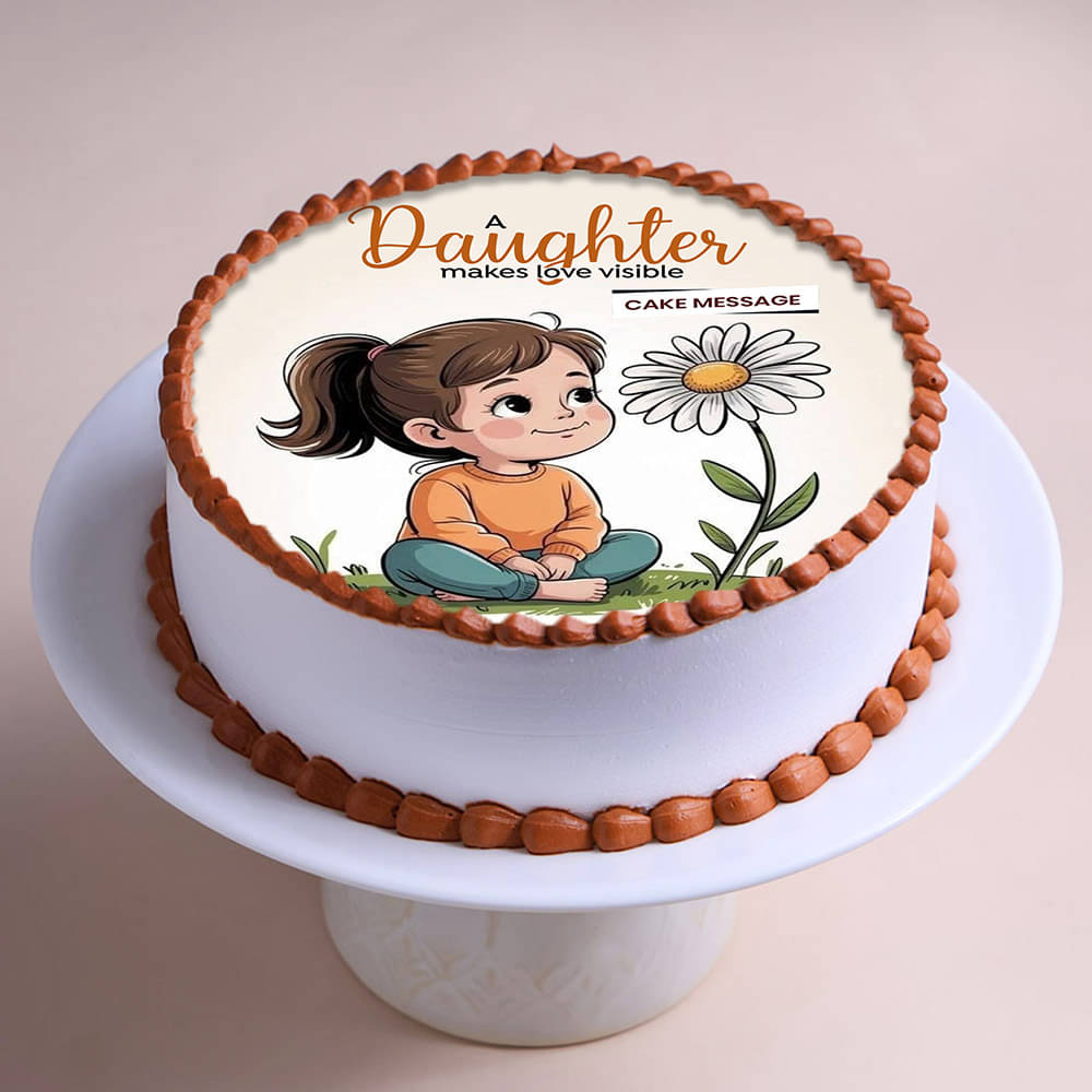 Forever Loved Daughter Cake