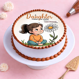 Forever Loved Daughter Cake