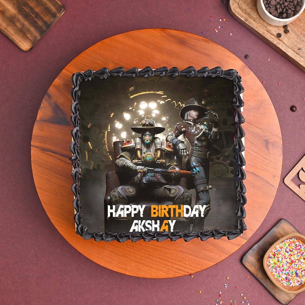 Free Fire Theme Cake