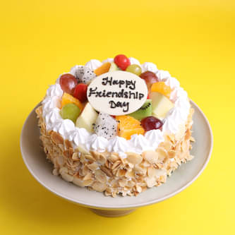Fresh Fruit Friendship Day Cake