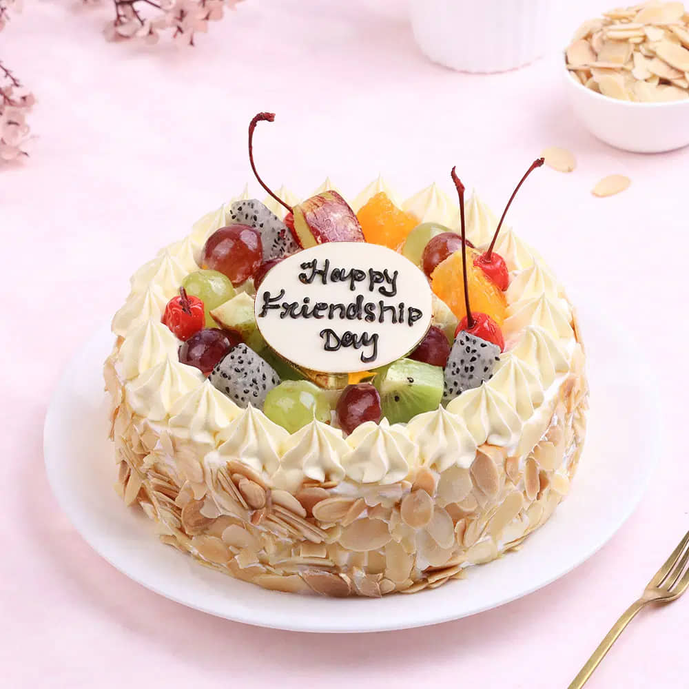Fresh Fruit Friendship Day Cake Fresh Fruit Friendship Day Cake