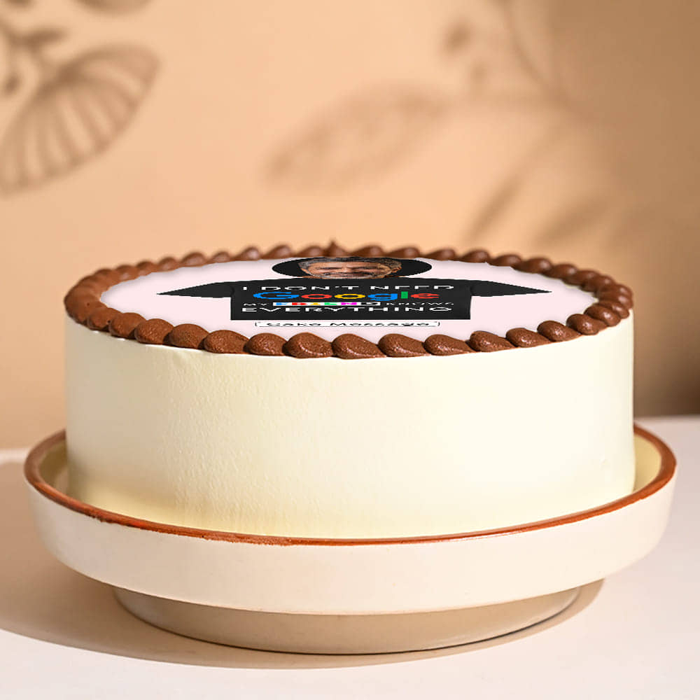 Friend Is Google Quirky Photo Cake