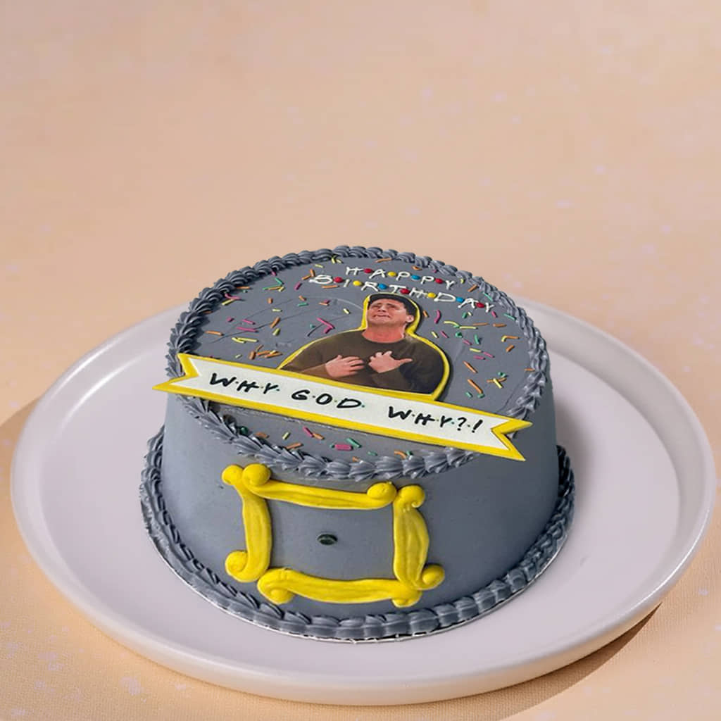 Friends Joey Classic Birthday Cake