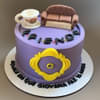 Order FRIENDS Theme Fondant Cake Online