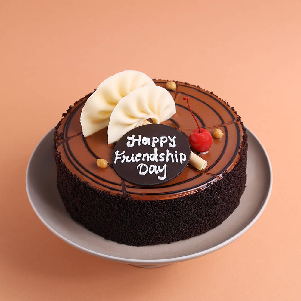 Friendship Day Butterscotch Crunch Cake