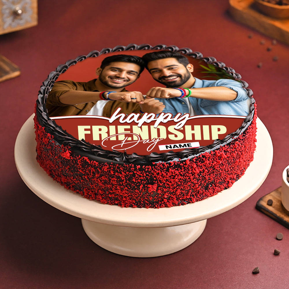 Friendship Day Photo Cake