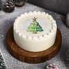 Frosted Christmas Joy Cake