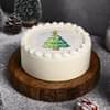 Frosted Christmas Joy Cake