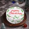 Frosted Merry Christmas Cake