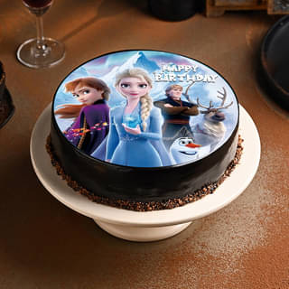 Frosty Fantacy Theme Cake