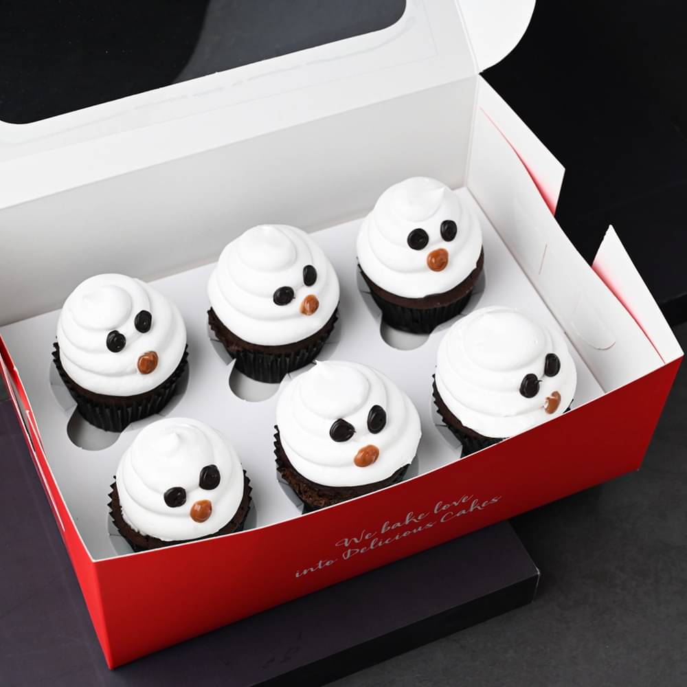 Frosty Ghost Choco Cupcakes