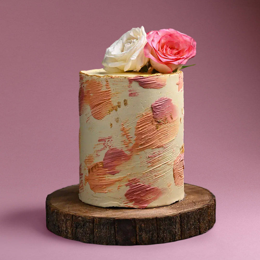Zoomed View of Frothy Fun Beer Theme Cake
