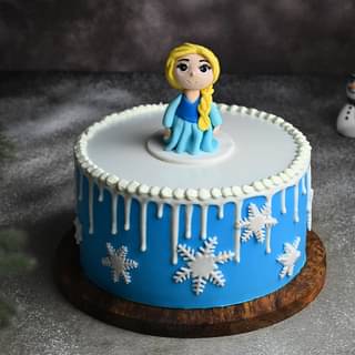 Frozen Elsa Cream Cake