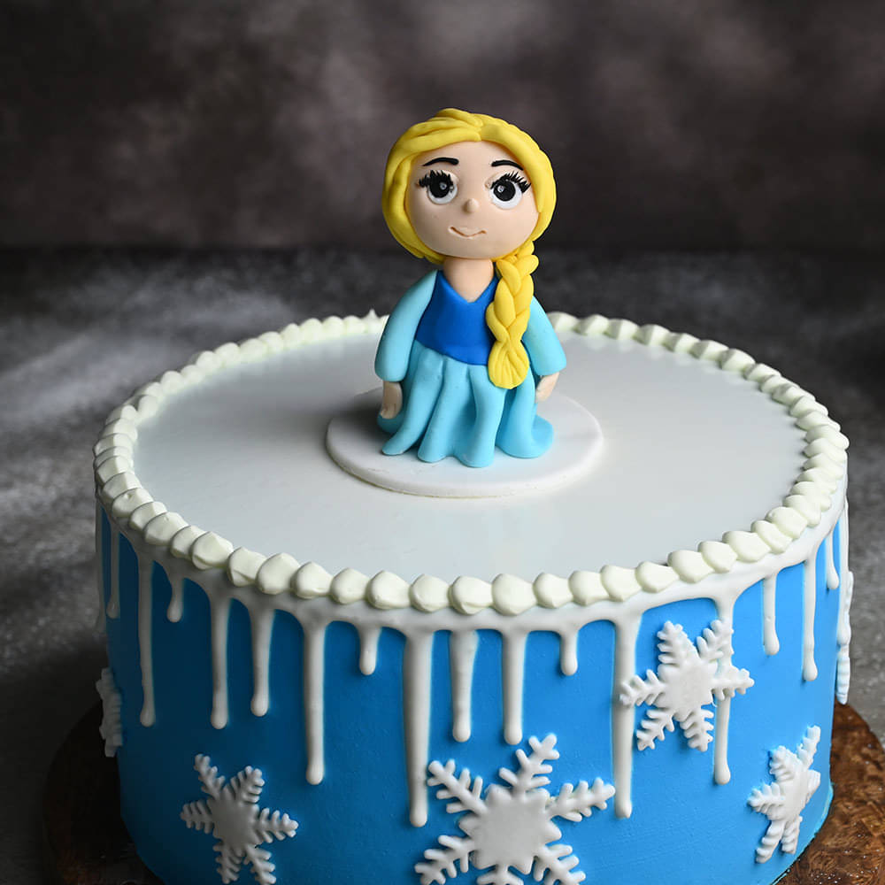 Frozen Elsa Cream Cake