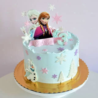 Buy Frozen Movie Theme Cake Online