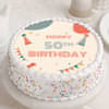 Funfetti Fiftieth Birthday Cake