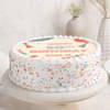 Funfetti Fiftieth Birthday Cake