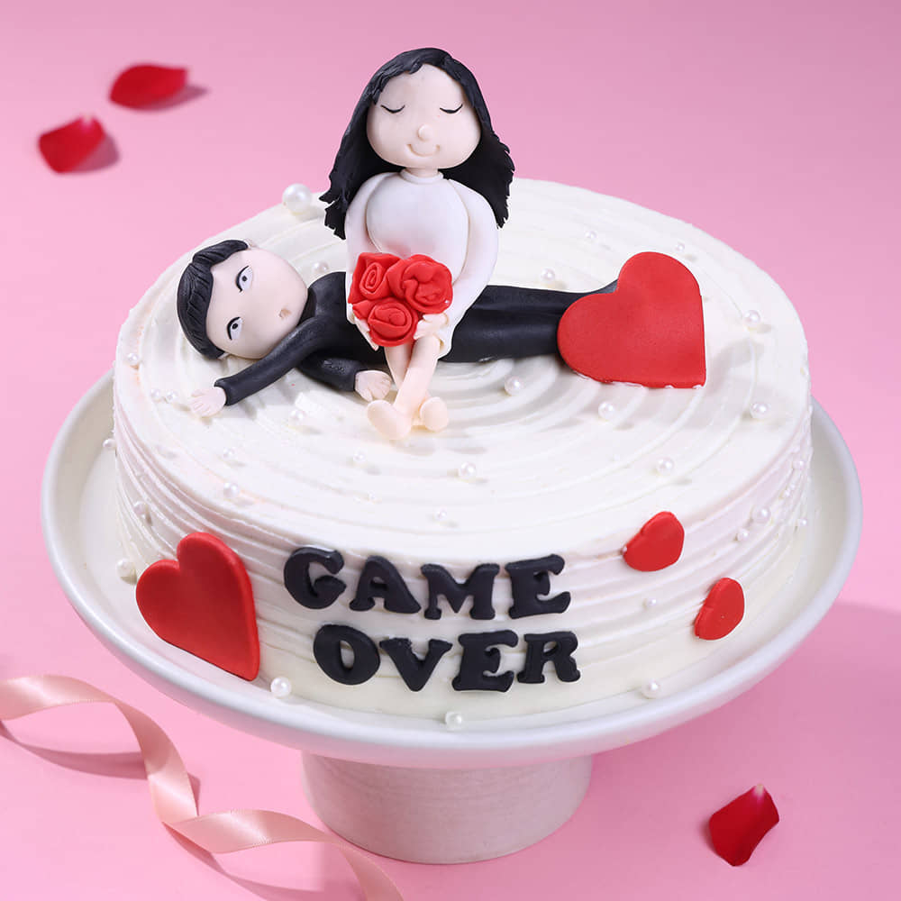 Game Over Party Cake