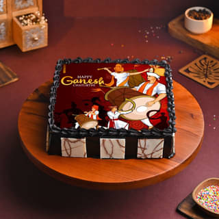 Ganesh Chaturthi Celebration Cake