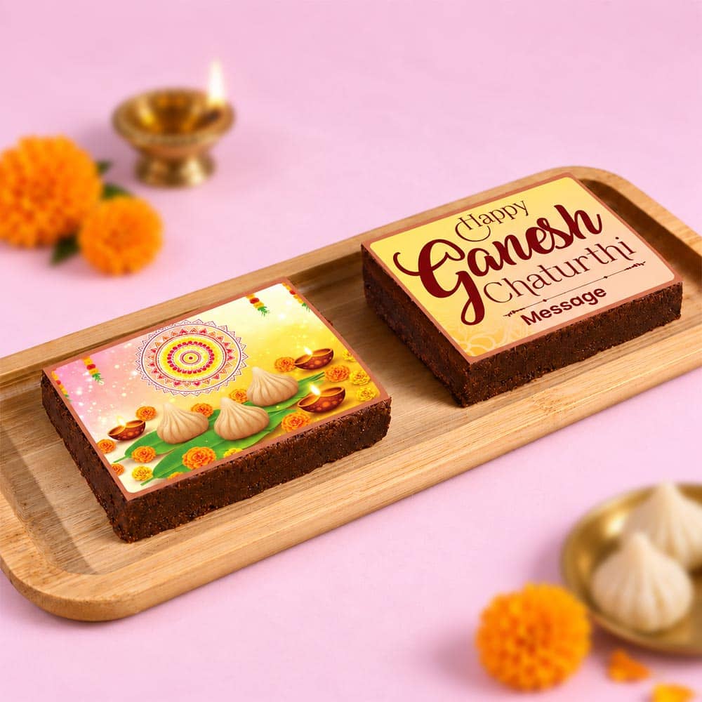Ganesh Chaturthi Choco Walnut Brownies Ganesh Chaturthi Choco Walnut Brownies