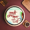 Ganpati Bappa Morya Choco Red Velvet Cake