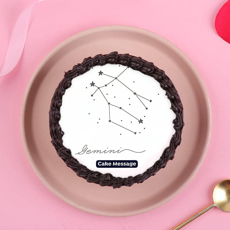 Gemini Zodiac Bento Cake