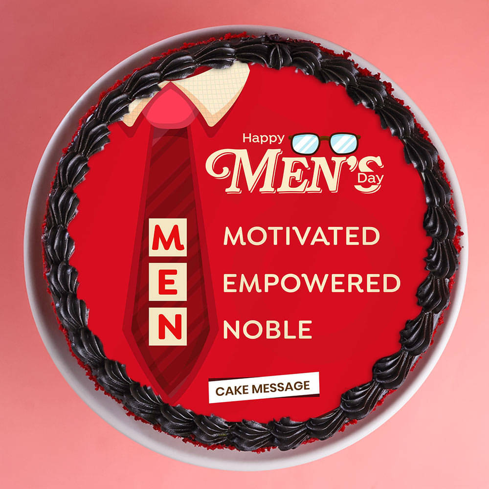 Gentleman Style Mens Day Cake