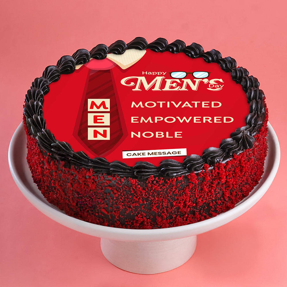 Gentleman Style Mens Day Cake