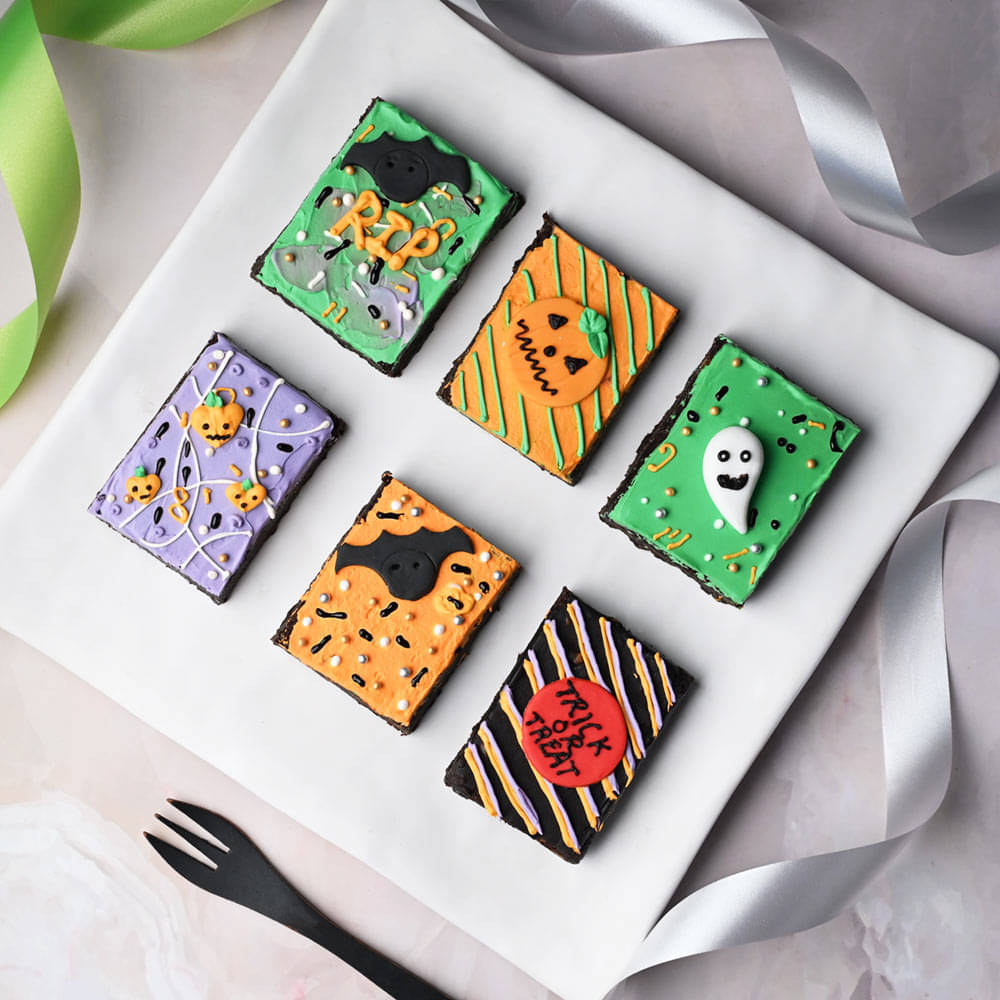 Ghoulish Choco Brownies