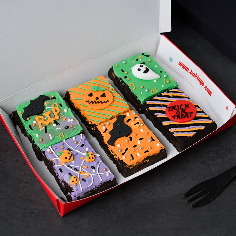 Ghoulish Choco Brownies