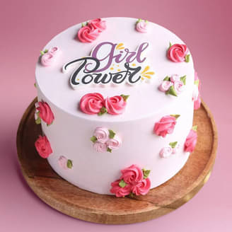 Girl Power Blossoming Cake