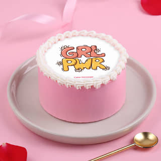 Girl Power Womens Day Bento Cake Girl Power Womens Day Bento Cake