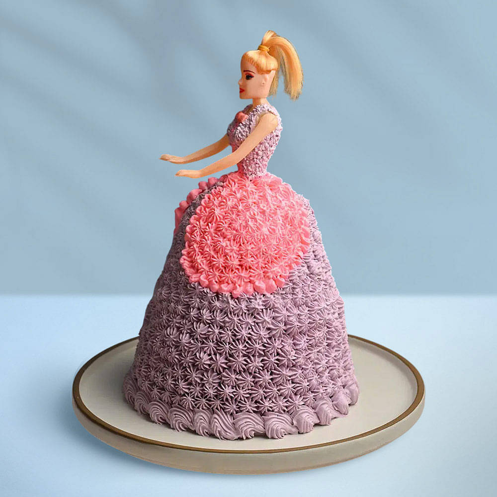 Barbie Cream Cake Online