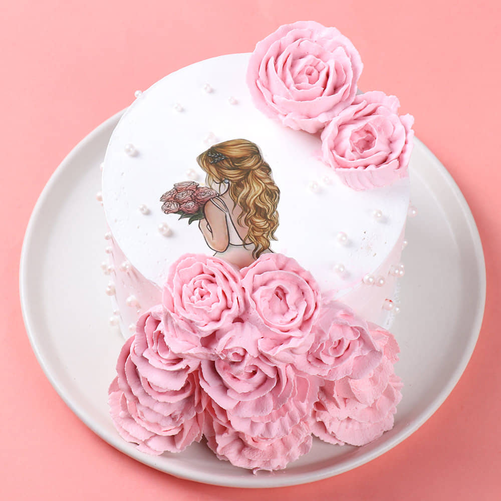 Glamorous Day Cake Women's Day Cake