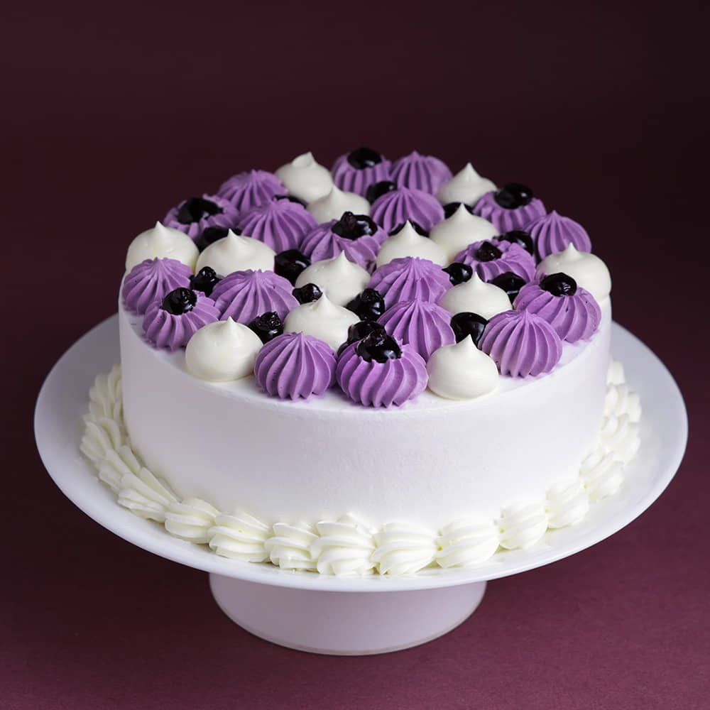Glaze Drop Blueberry Cake