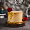 Golden Charm Wedding Cake