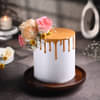 Golden Memories Wedding Cake