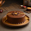 Golden Rakhi Truffle Cake