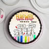 Top View of Good Bye Farewell Cake