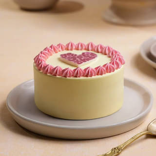 Side View of Heart Bento Cake Side View of Heart Bento Cake