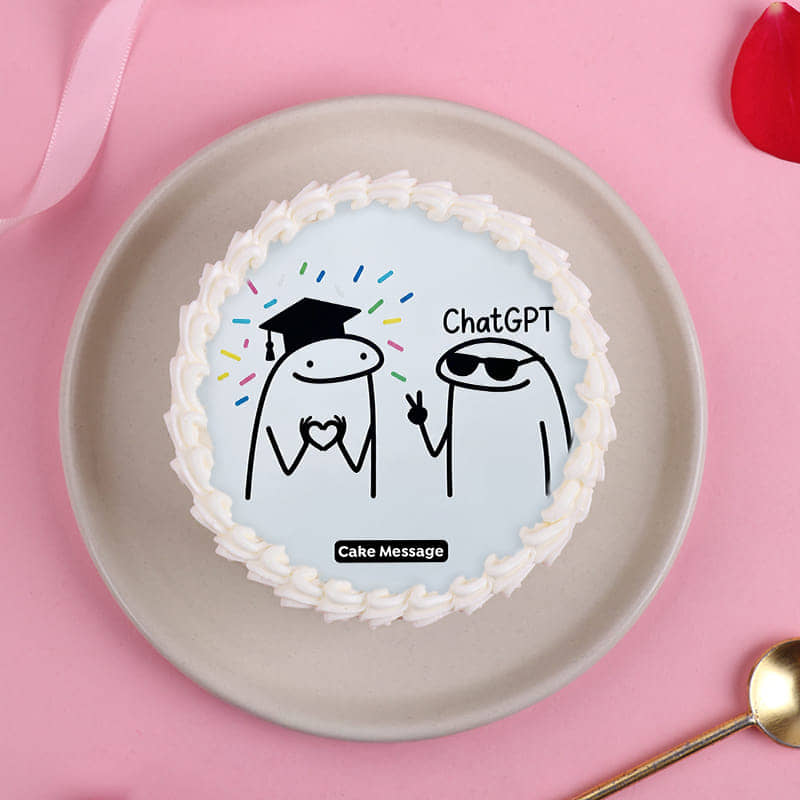 GPT Pass Graduation Cake