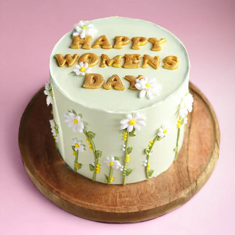 Graceful Blossoms Womens Day Cake