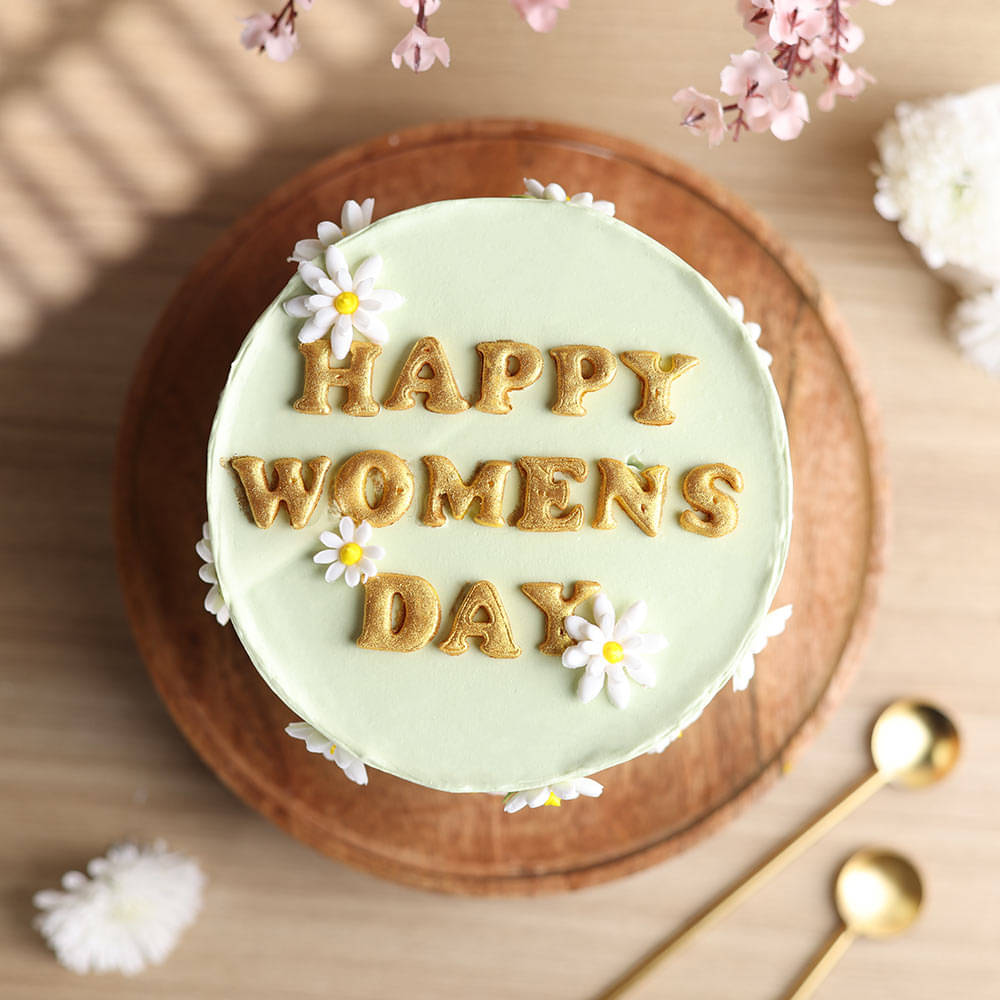 Graceful Blossoms Womens Day Cake