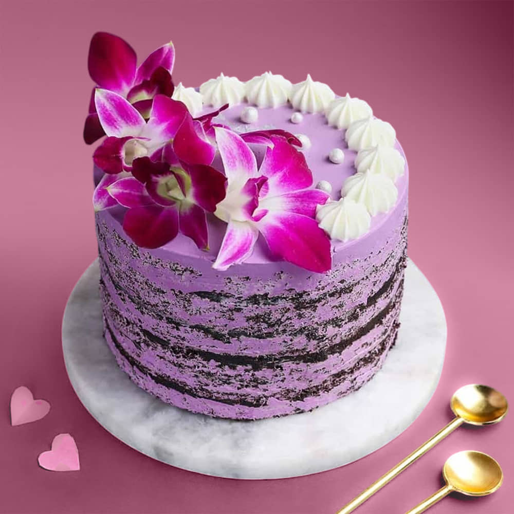 Graceful Floral Choco Cake Graceful Floral Choco Cake
