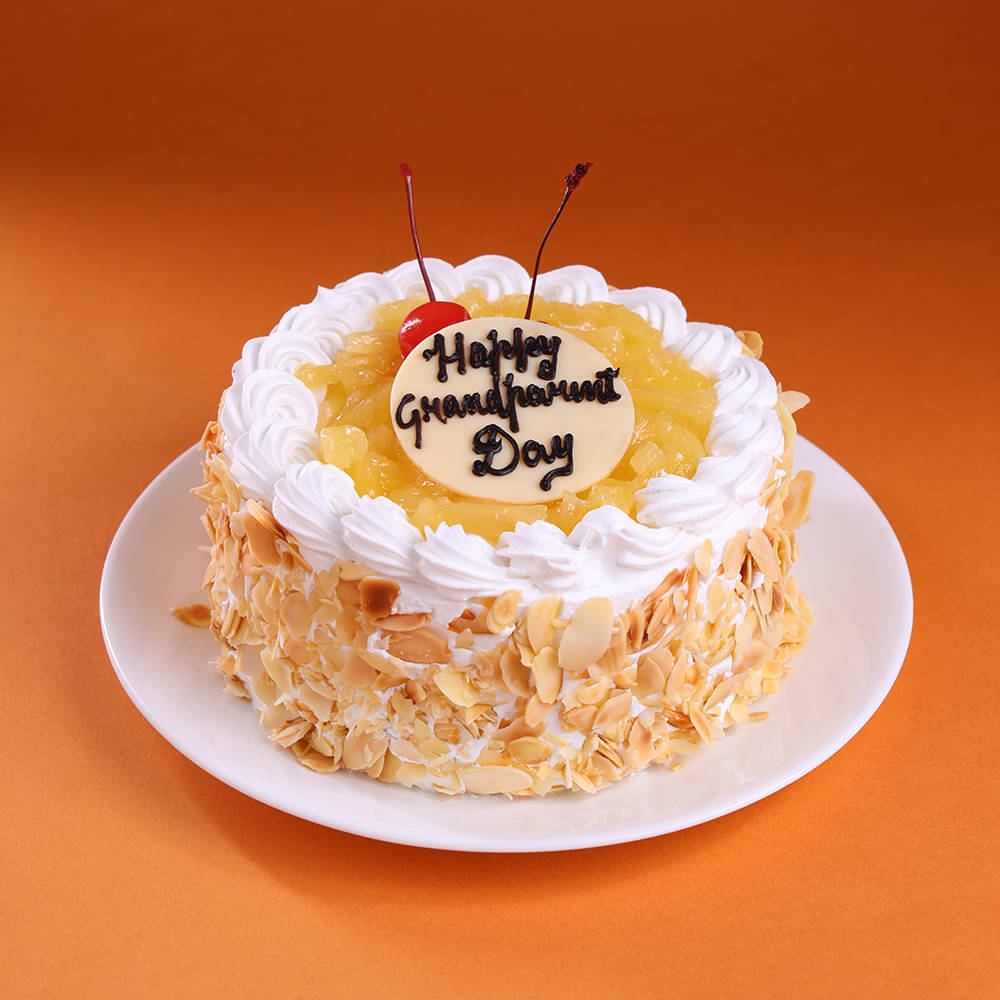 Grandparents Day Pineapple Cake Treat