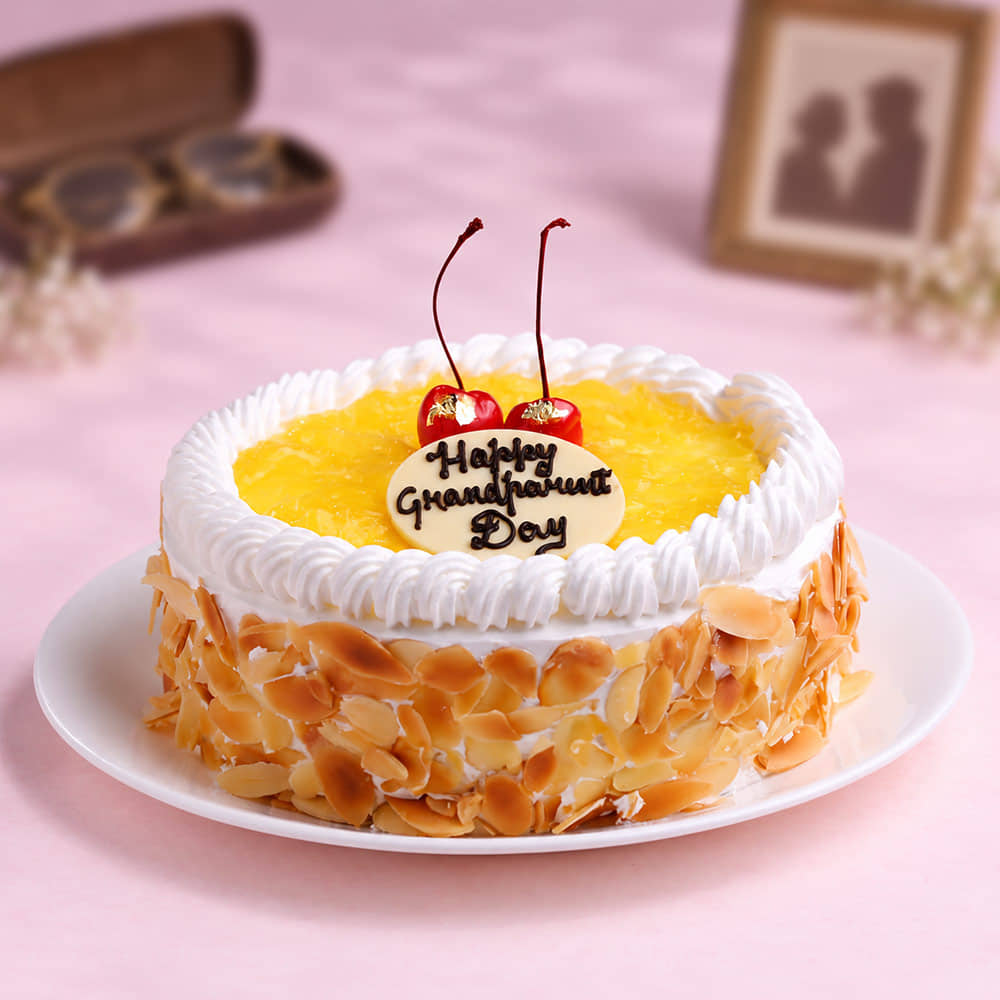 Grandparents Day Pineapple Cake Treat