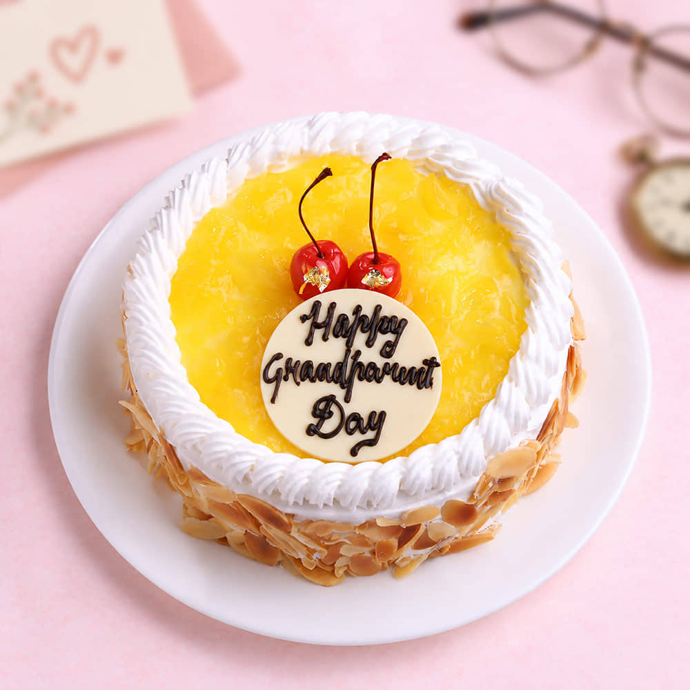 Grandparents Day Pineapple Cake Treat