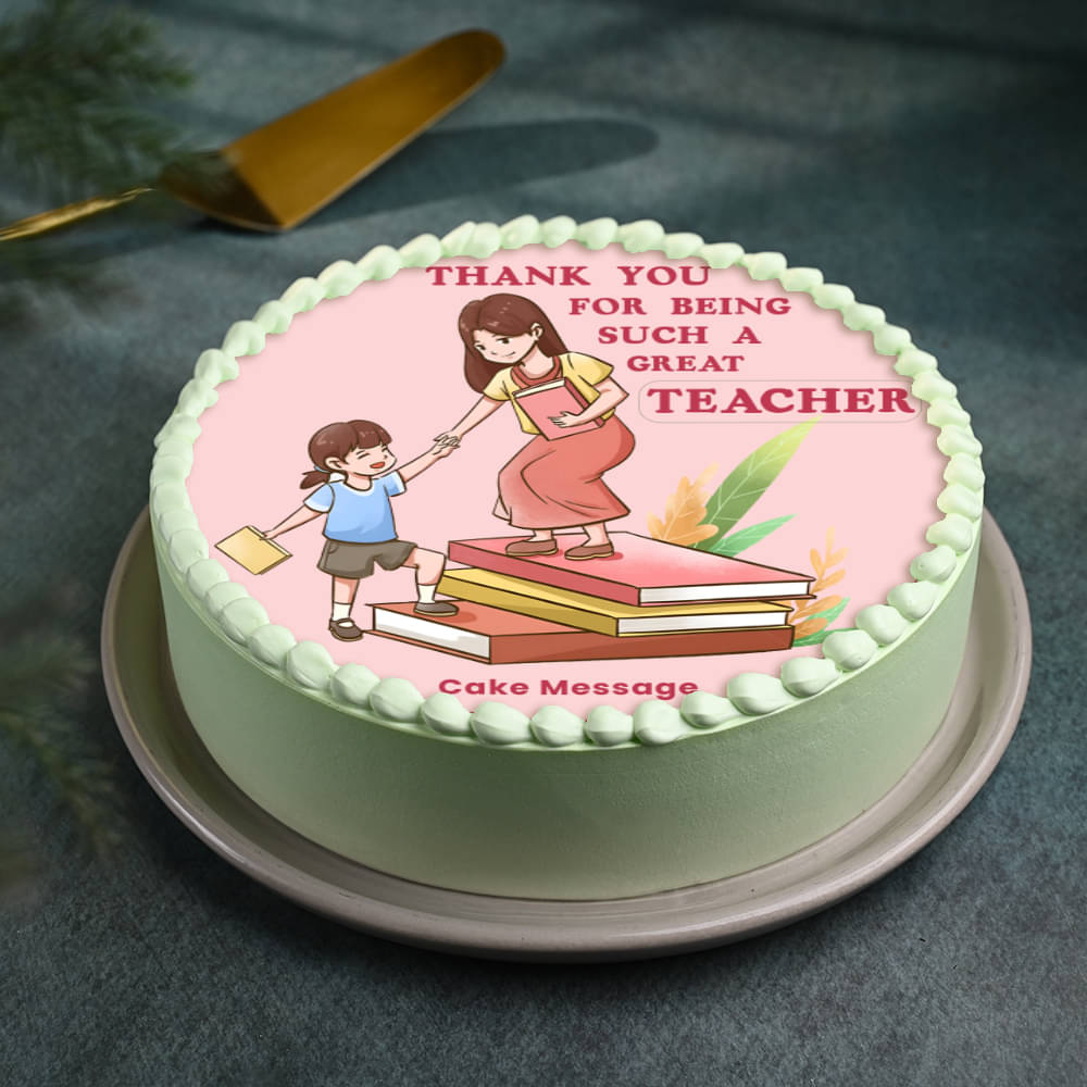 Guiding Hand Teachers Day Cake