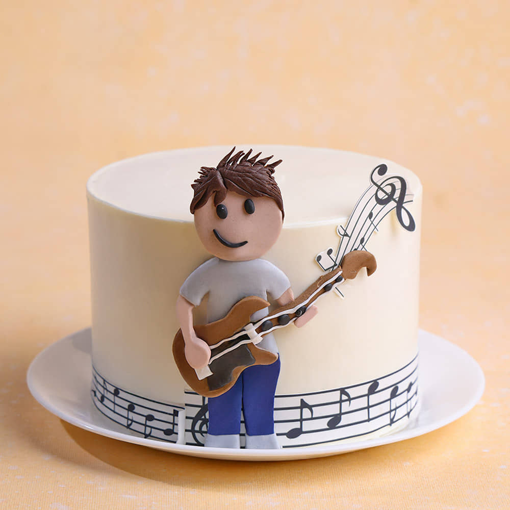 Guitar Groove Cake