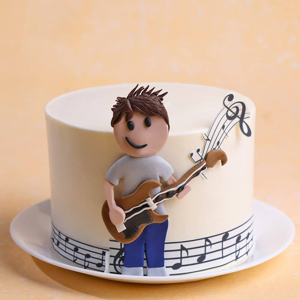 Guitar Groove Cake
